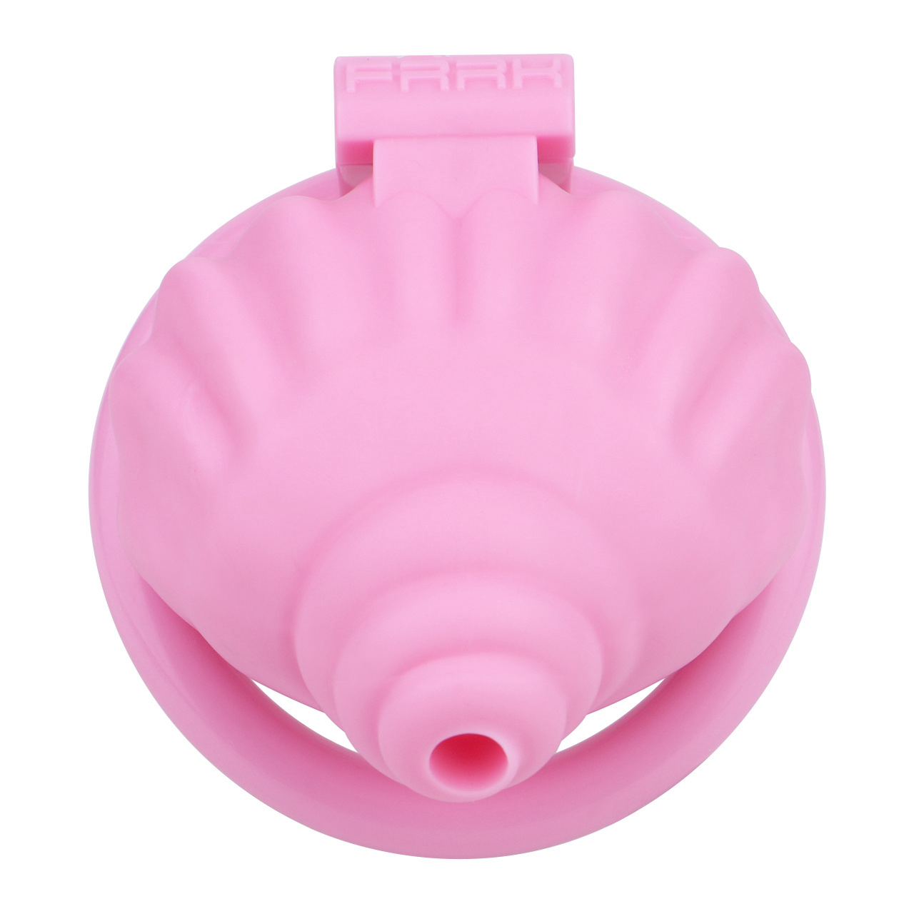 ABS Resin Shell Chastity Cage with Strap and 4 Rings Small Tiny Penis Lock for Men and Sissy