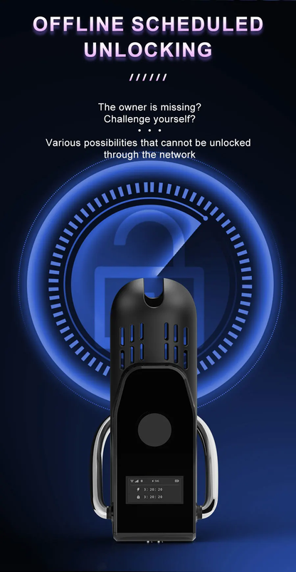 Upgraded 4G CB Cellmate 3 Chastity Penis Cage APP Remote Control Electric Shock Cock Cage Male Chastity Device