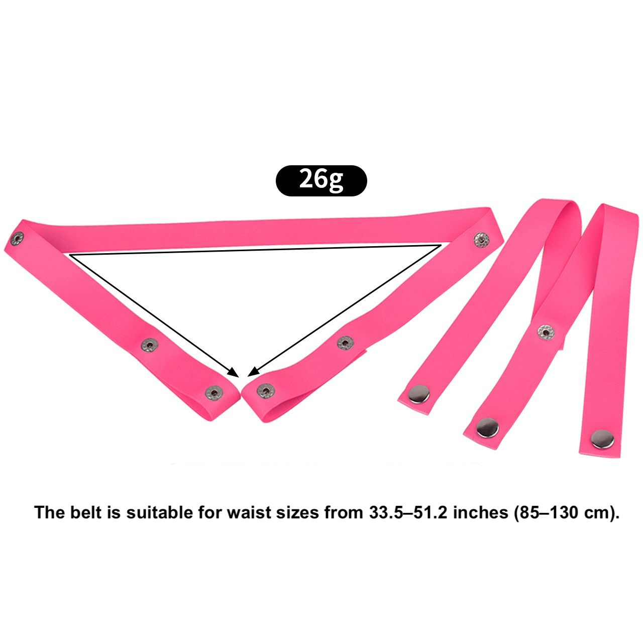 Sangle en nylon 3 points Comfort Fit pour cage de chasteté