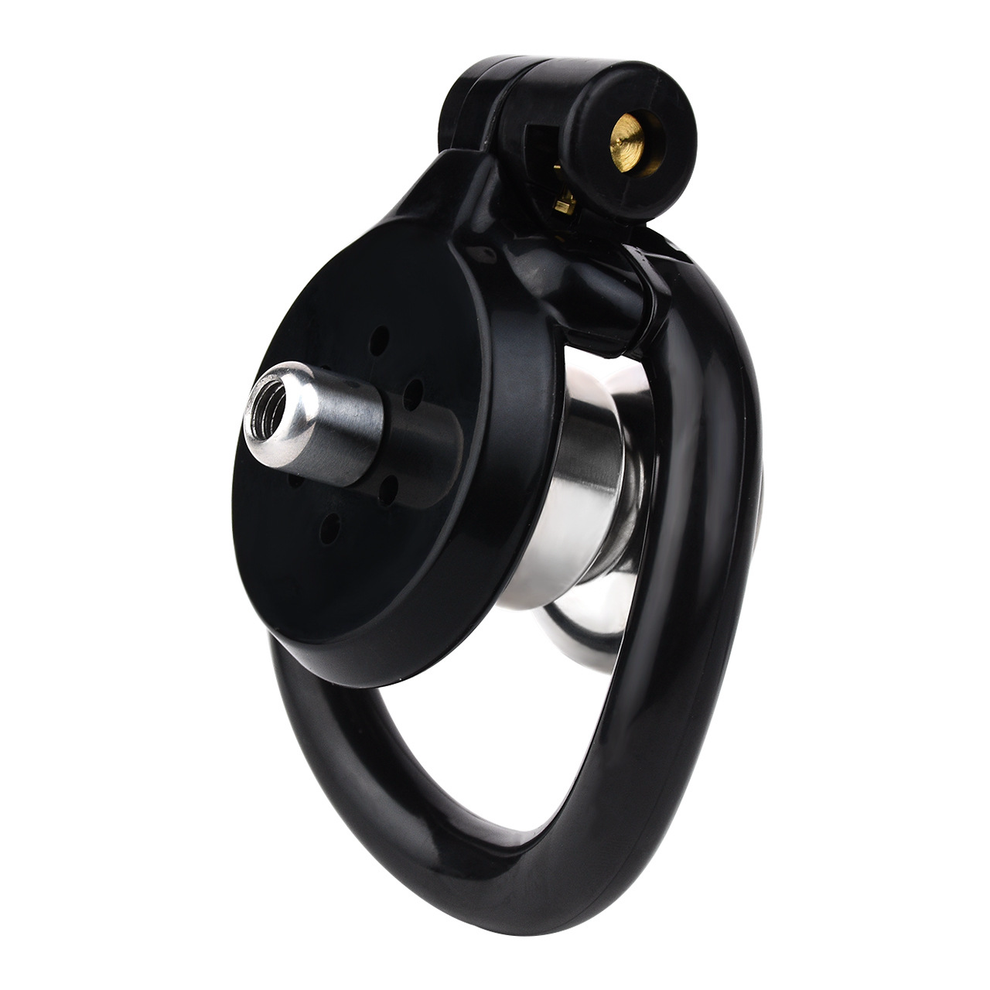 Micro Inverted Chastity Cage Small Flat Negative Cock Cage with Strap ...