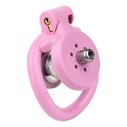 Flat Inverted Chastity Cage with Strap Small Negative Cock Cage in Multicolor