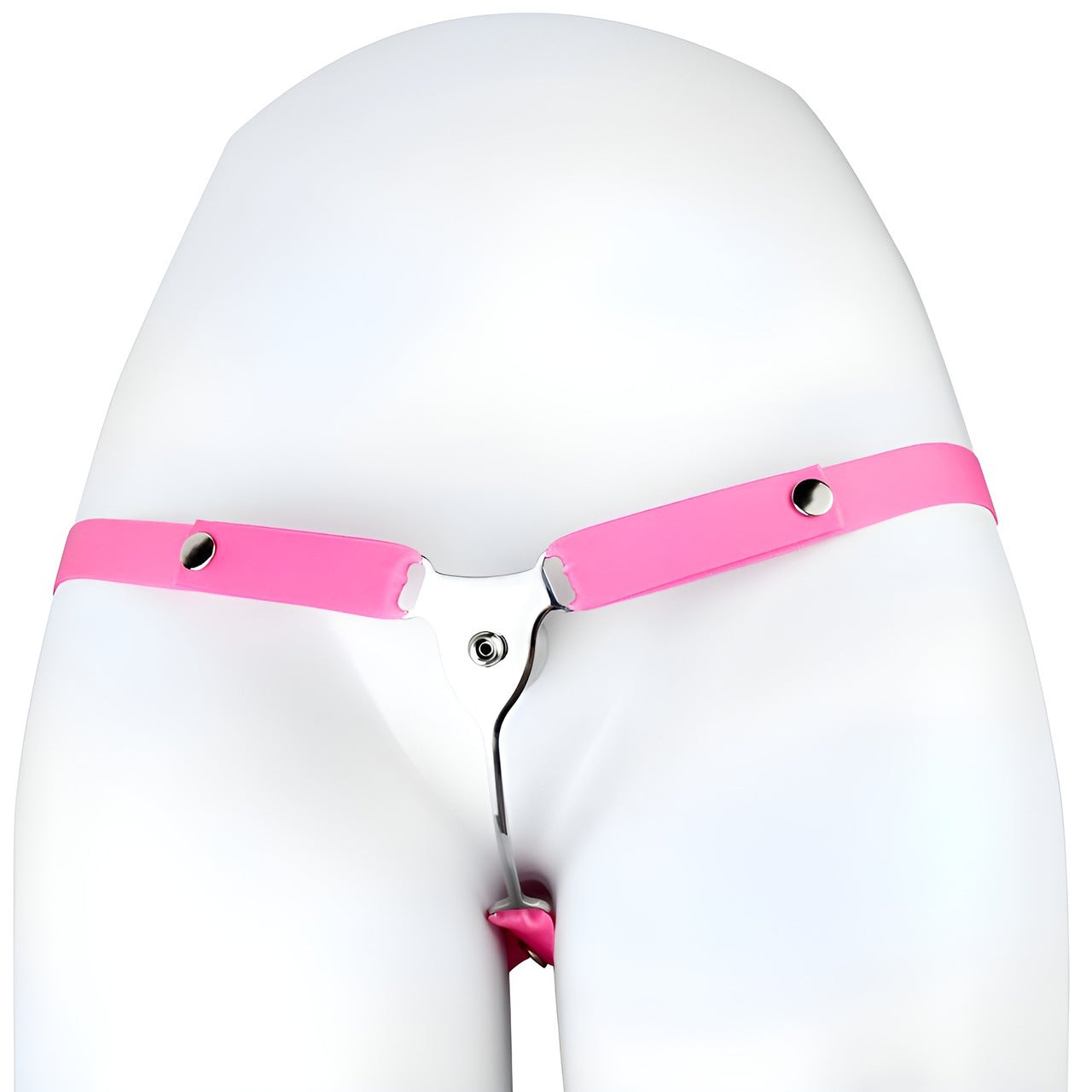 pink inverted chastity cage belt