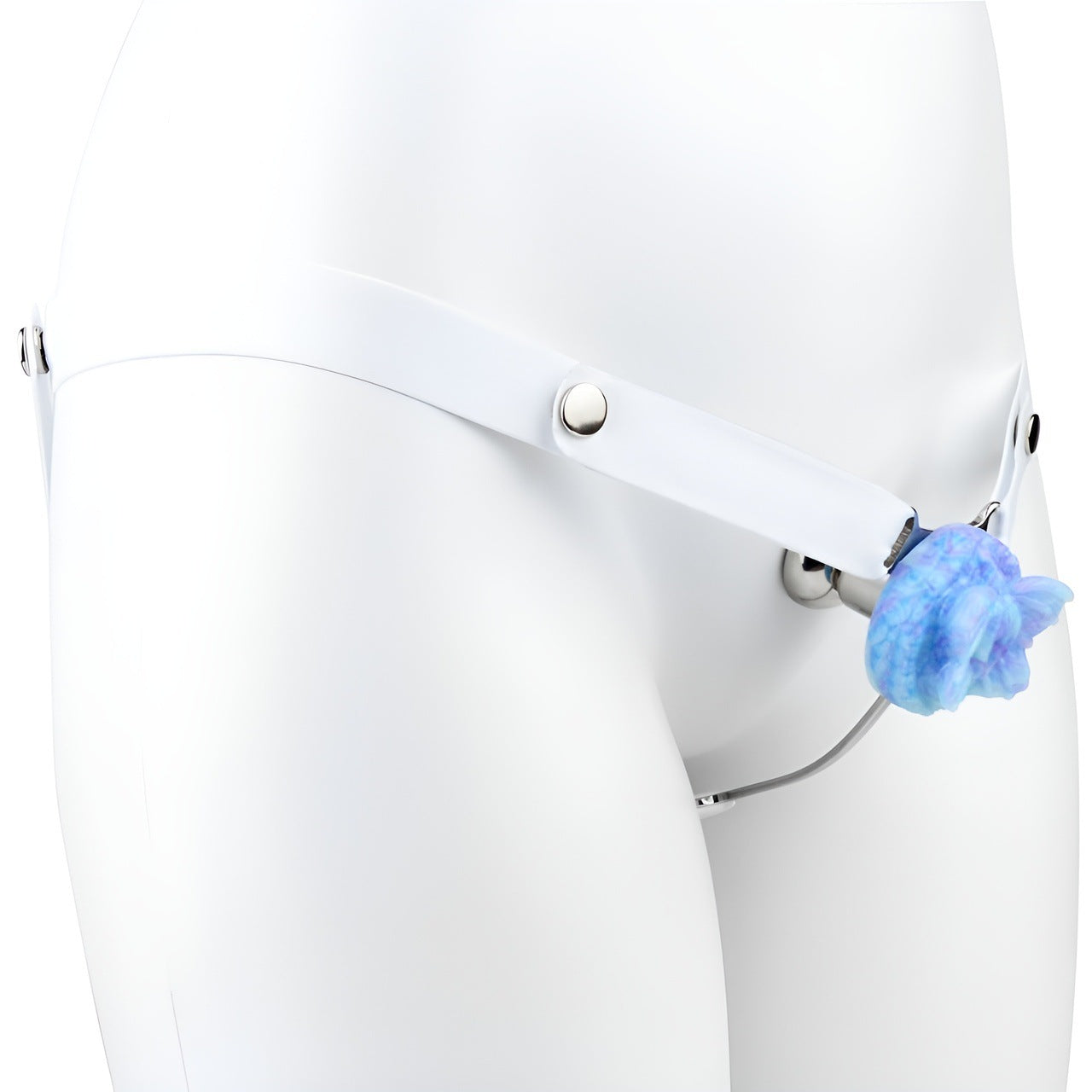 inverted chastity cage blue butterfly
