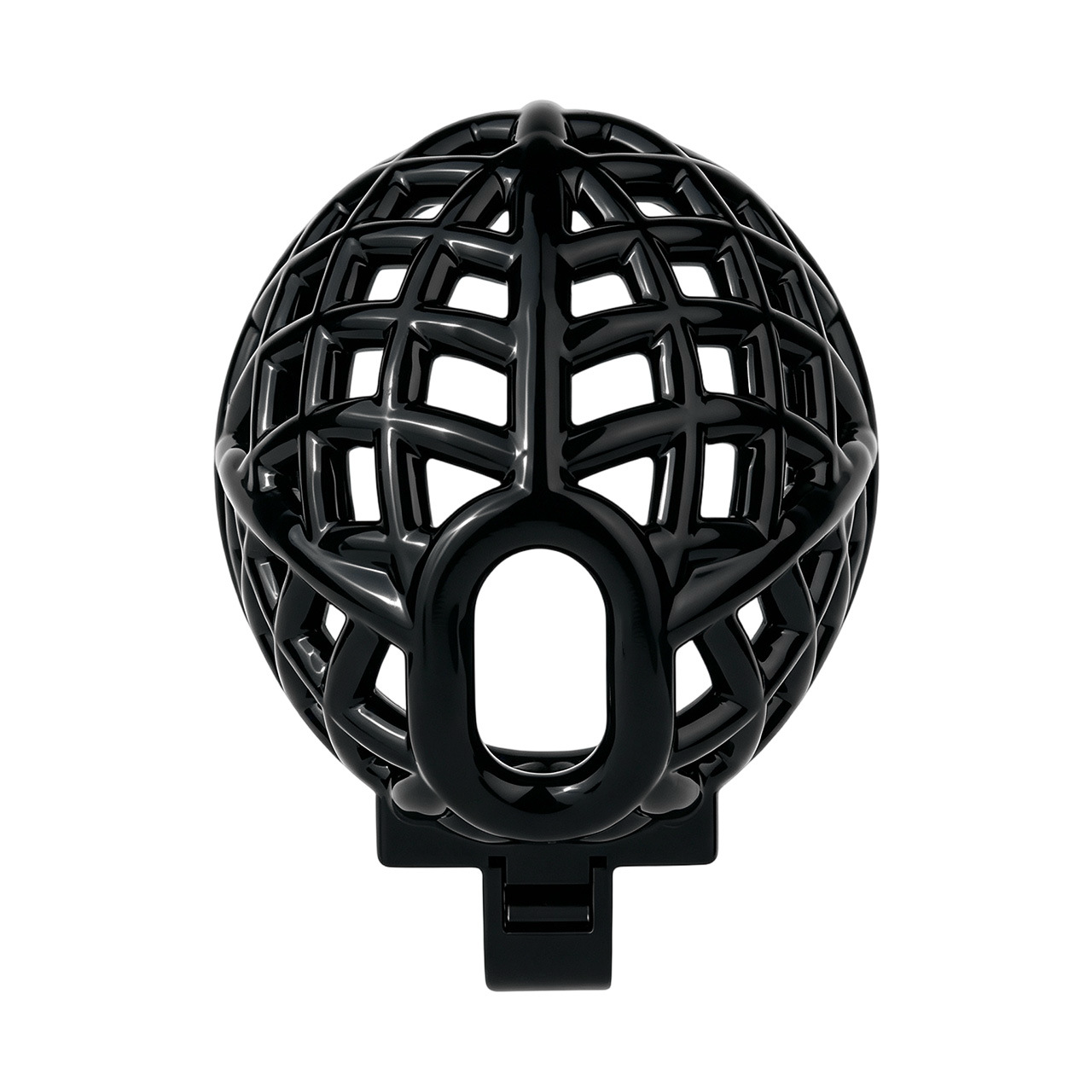Lightweight Nest Glans Chastity Lock Black Pink Resin Cock Cage for Men and Sissy