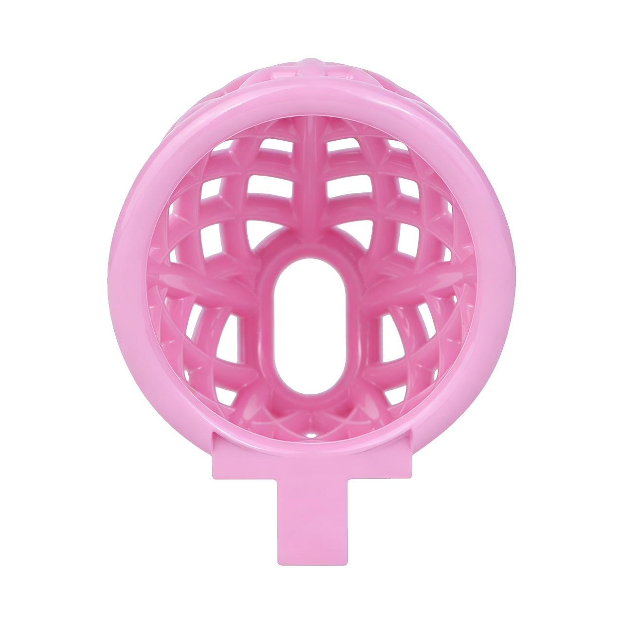Lightweight Nest Glans Chastity Lock Black Pink Resin Cock Cage for Men and Sissy