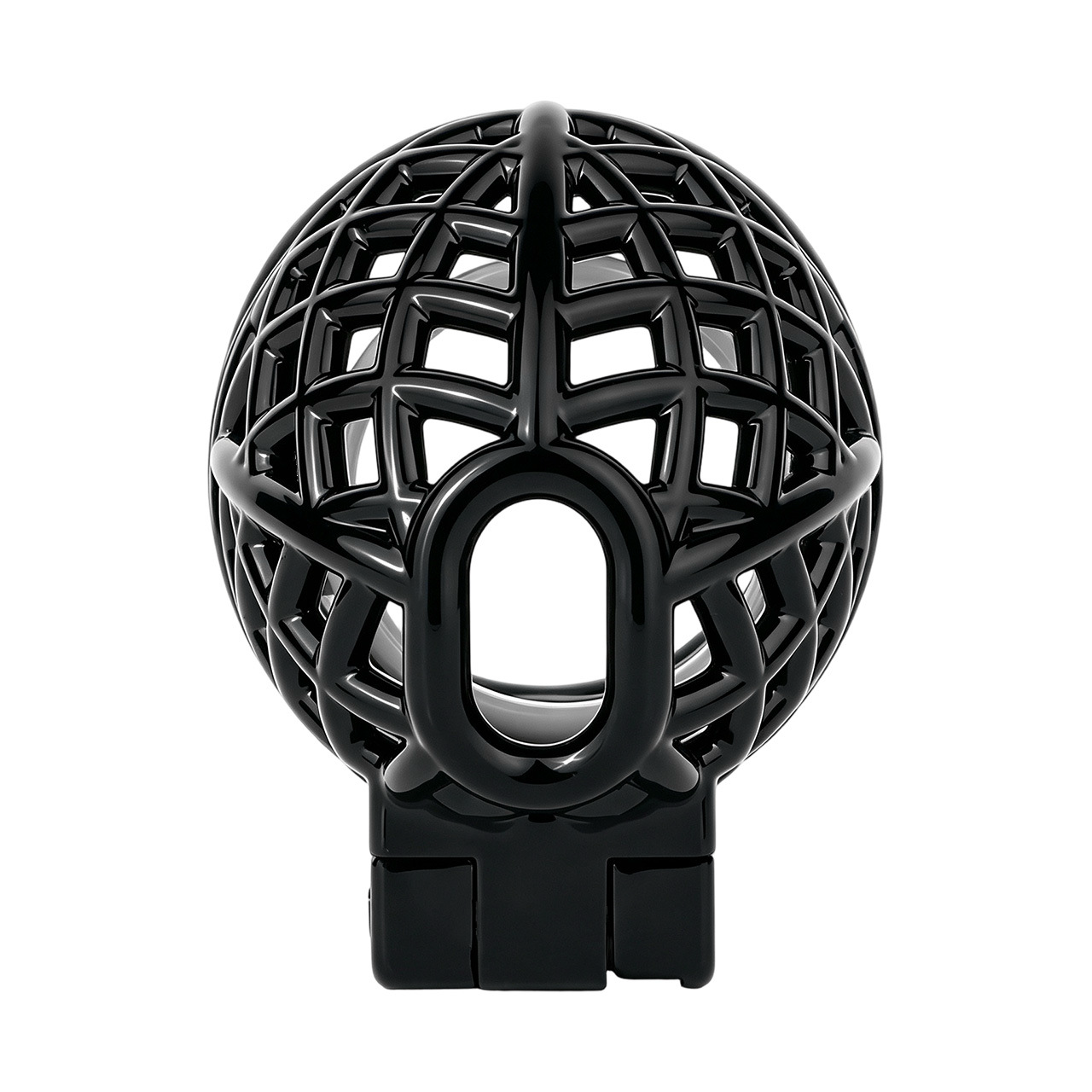 Lightweight Nest Glans Chastity Lock Black Pink Resin Cock Cage for Men and Sissy