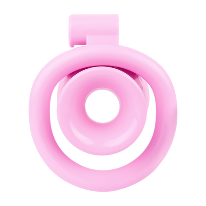 Resin Inverted Chastity Cage Easy-Flow Pee Hole Negative Cock Lock BDSM Device