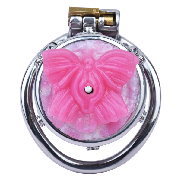 Soft Butterfly Inverted Chastity Cage For Sissy Negative Cockcage ...