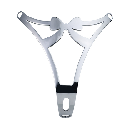 Women’s Metal Bow BDSM Chastity Belt Female Locking BDSM Device
