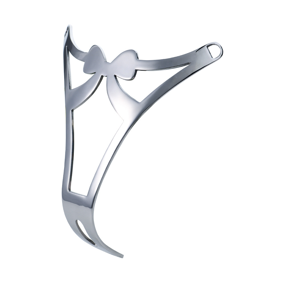 Women’s Metal Bow BDSM Chastity Belt Female Locking BDSM Device