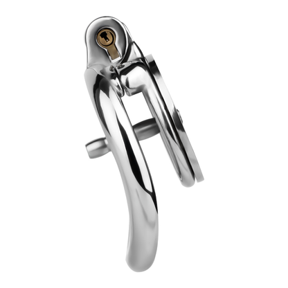 DarkSun Flat Lockable Chastity Cage for Men