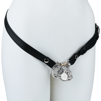 Metal Cobra Chastity Cage with Built-In Lock Short & Long Modern Cock Cage