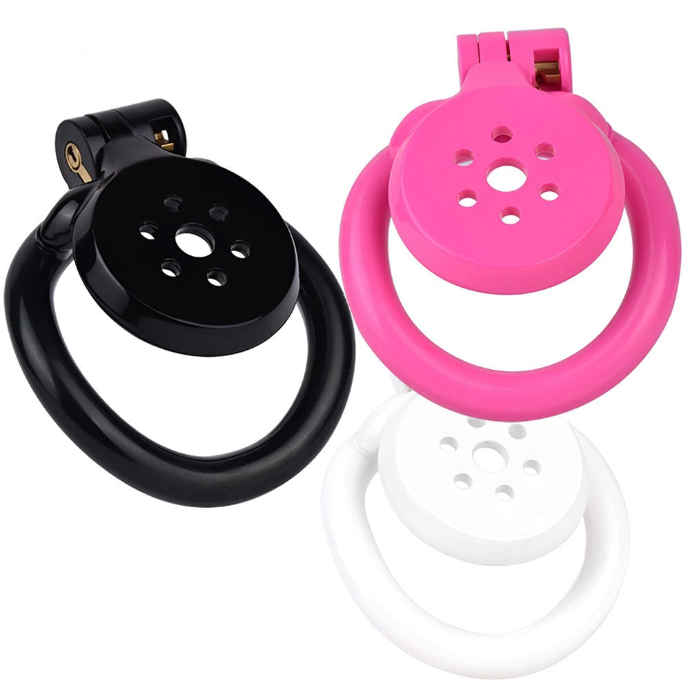 flat chastity cages black pink white