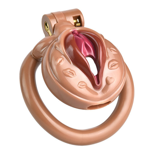 nude pussy clitoris chastity cage bdsm