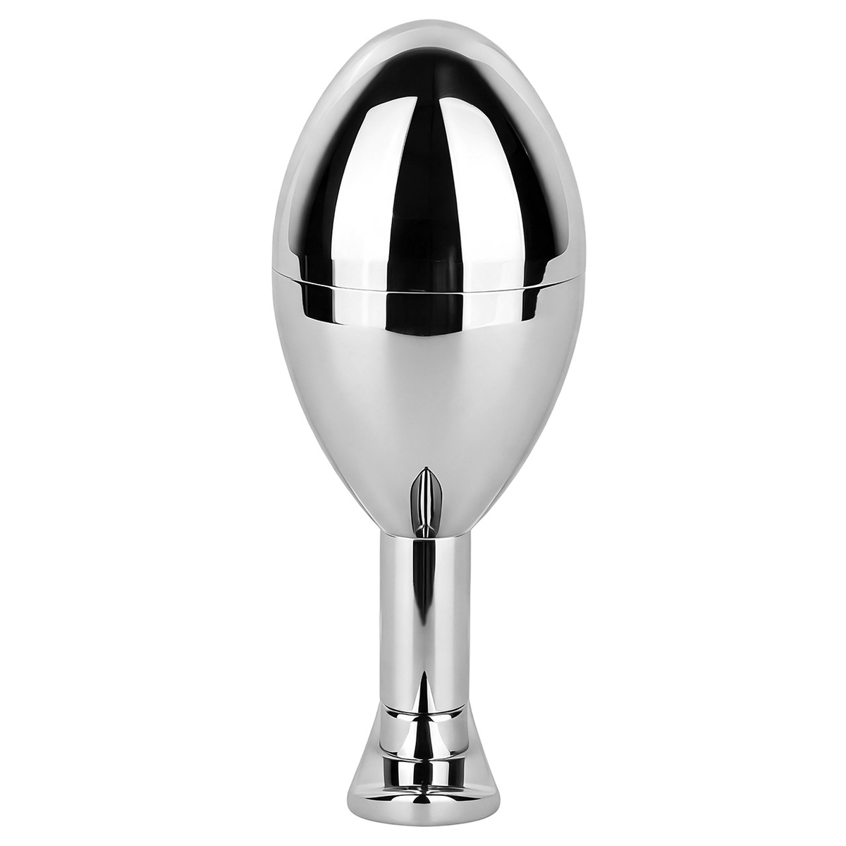 304 Stainless Steel Anal Plug Keyholder with Cooling & Warming Chamber