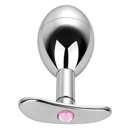 304 Stainless Steel Anal Plug Keyholder with Cooling & Warming Chamber