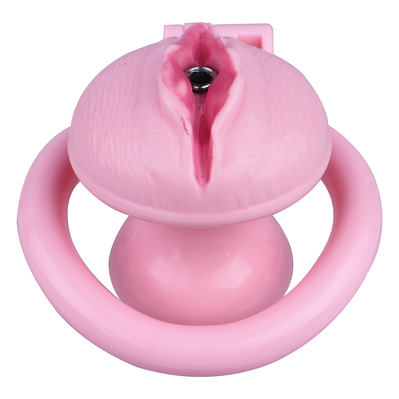 Realistic Clit Chastity Cage with Adjustable Inverted Plug Sissy Chastity Lock