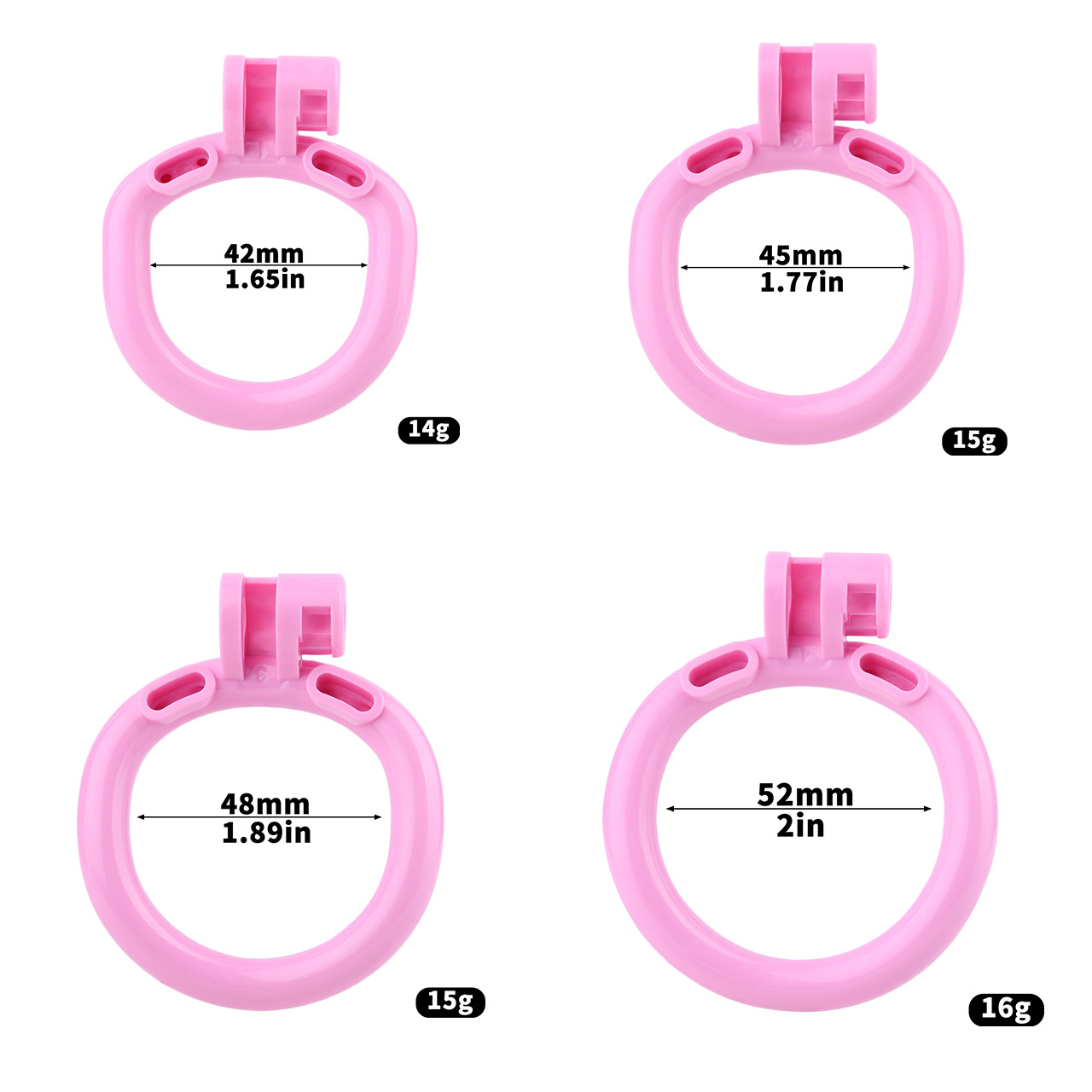 Realistic Clit Chastity Cage with Adjustable Inverted Plug Sissy Chastity Lock