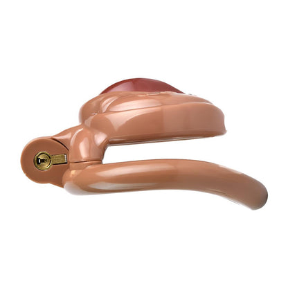 realistic nude pussy chastity cage for sissy ladyboy femboy