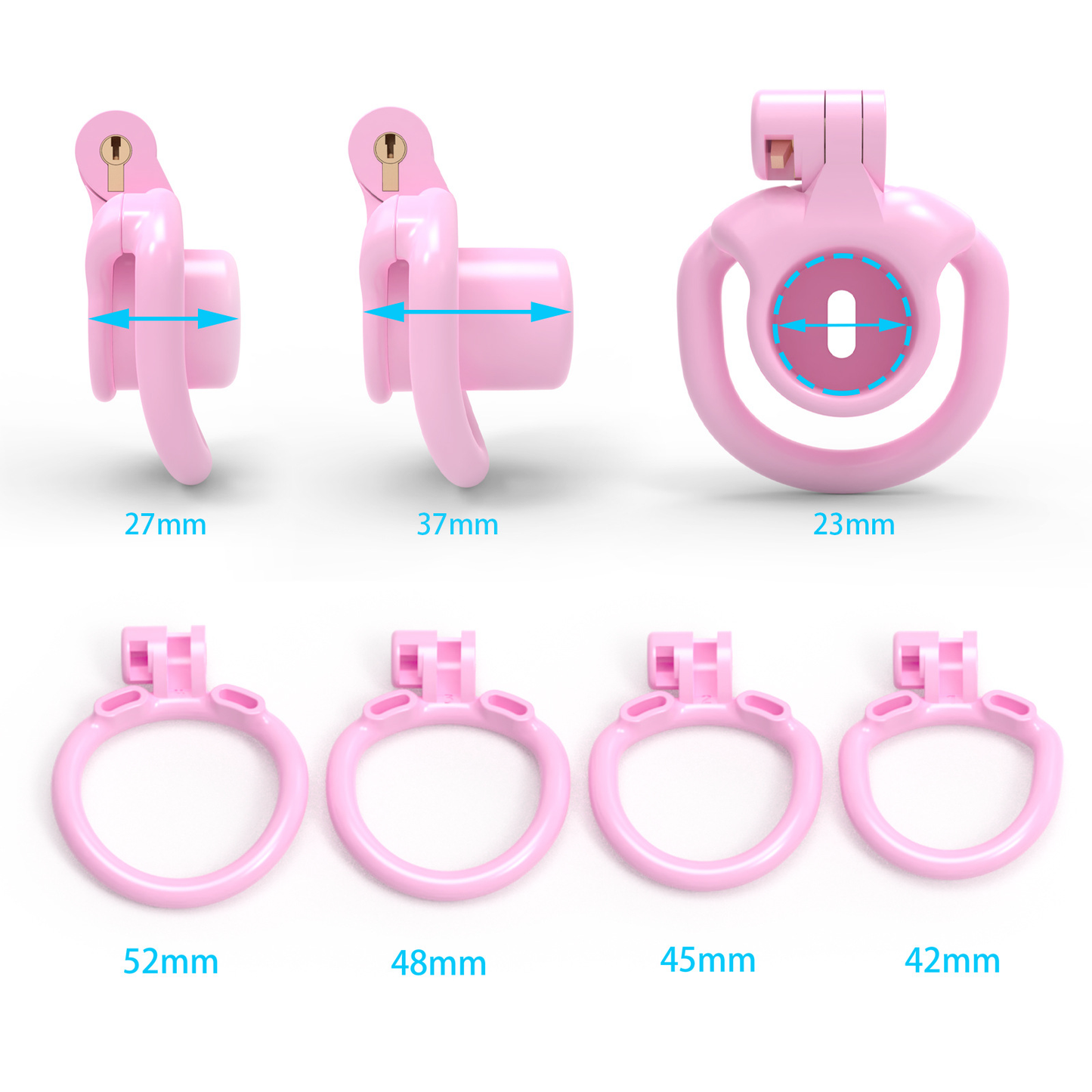 Tiny Inverted Chastity Cage Resin Negative Cock Cage Sissy BDSM Training device