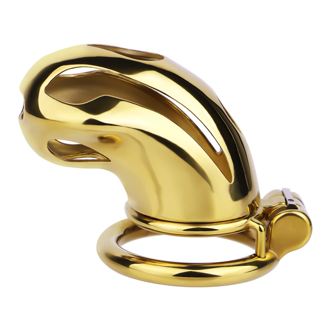 Gold Cobra Peniskäfig mit Schloss