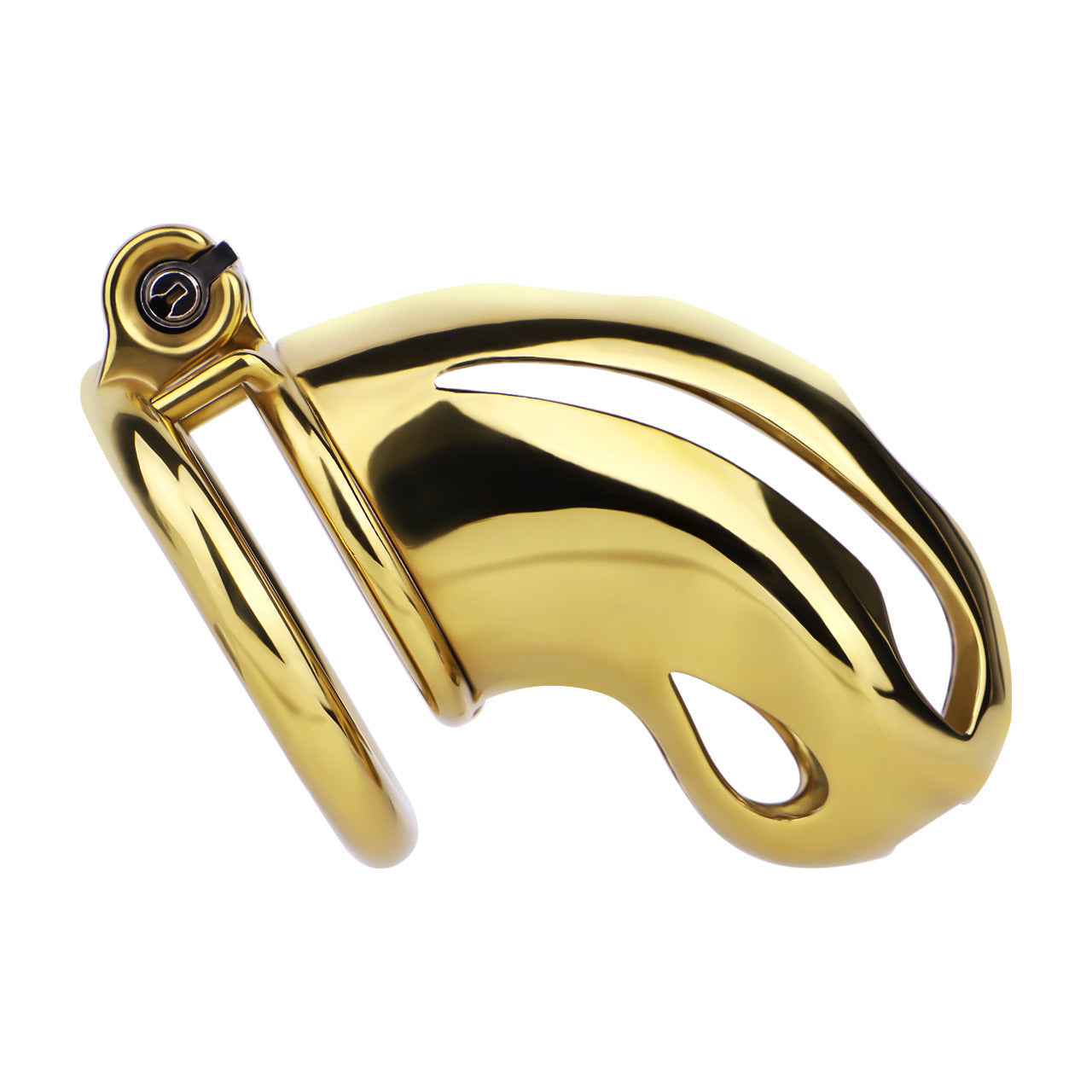 Gold Cobra Peniskäfig mit Schloss