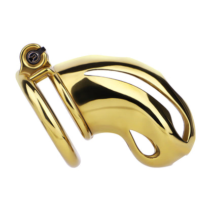 Gold Cobra Peniskäfig mit Schloss