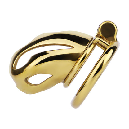 Gold Cobra Peniskäfig mit Schloss