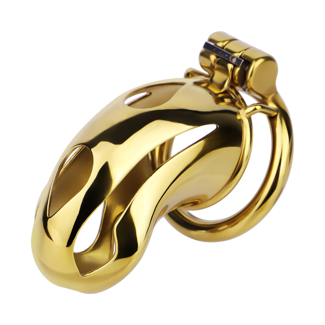 Gold Cobra Peniskäfig mit Schloss