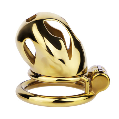 Gold Cobra Peniskäfig mit Schloss