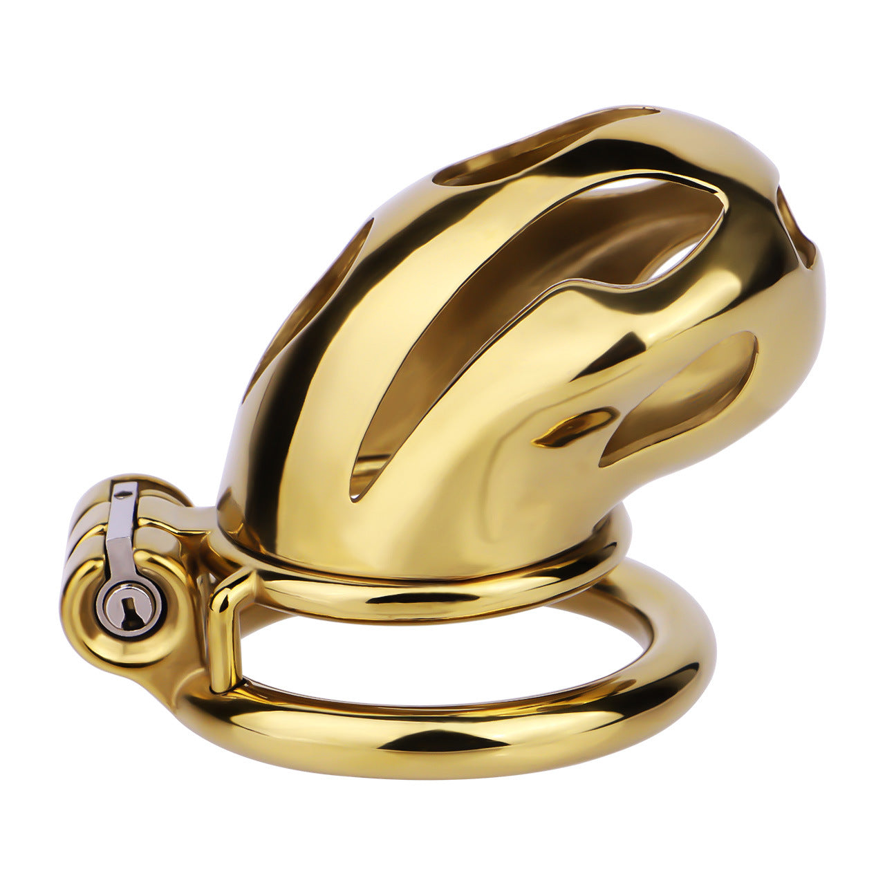 Gold Cobra Peniskäfig mit Schloss