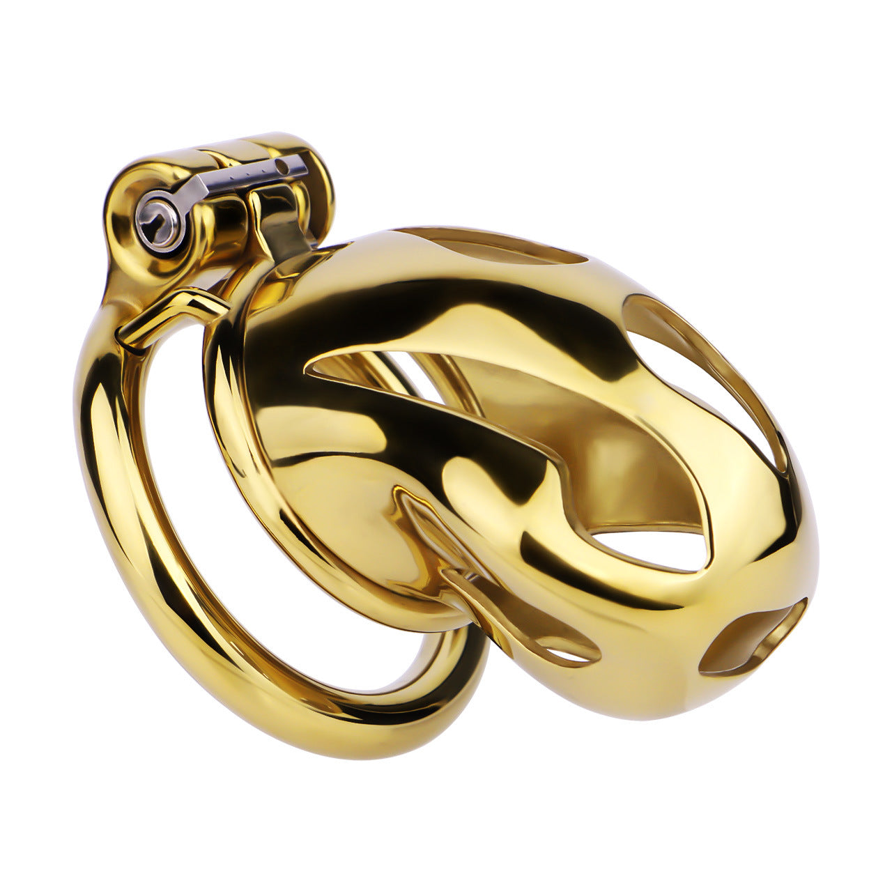 Gold Cobra Peniskäfig mit Schloss