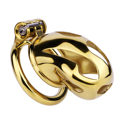 Gold Cobra Peniskäfig mit Schloss