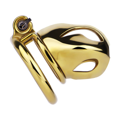 Gold Cobra Peniskäfig mit Schloss
