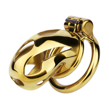 Gold Cobra Peniskäfig mit Schloss