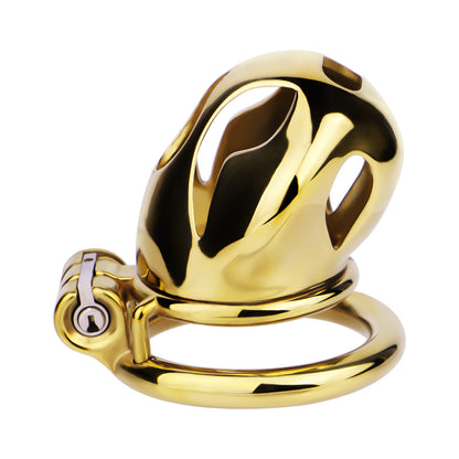Gold Cobra Peniskäfig mit Schloss