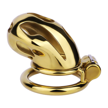 Gold Cobra Peniskäfig mit Schloss