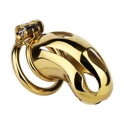 Gold Cobra Peniskäfig mit Schloss