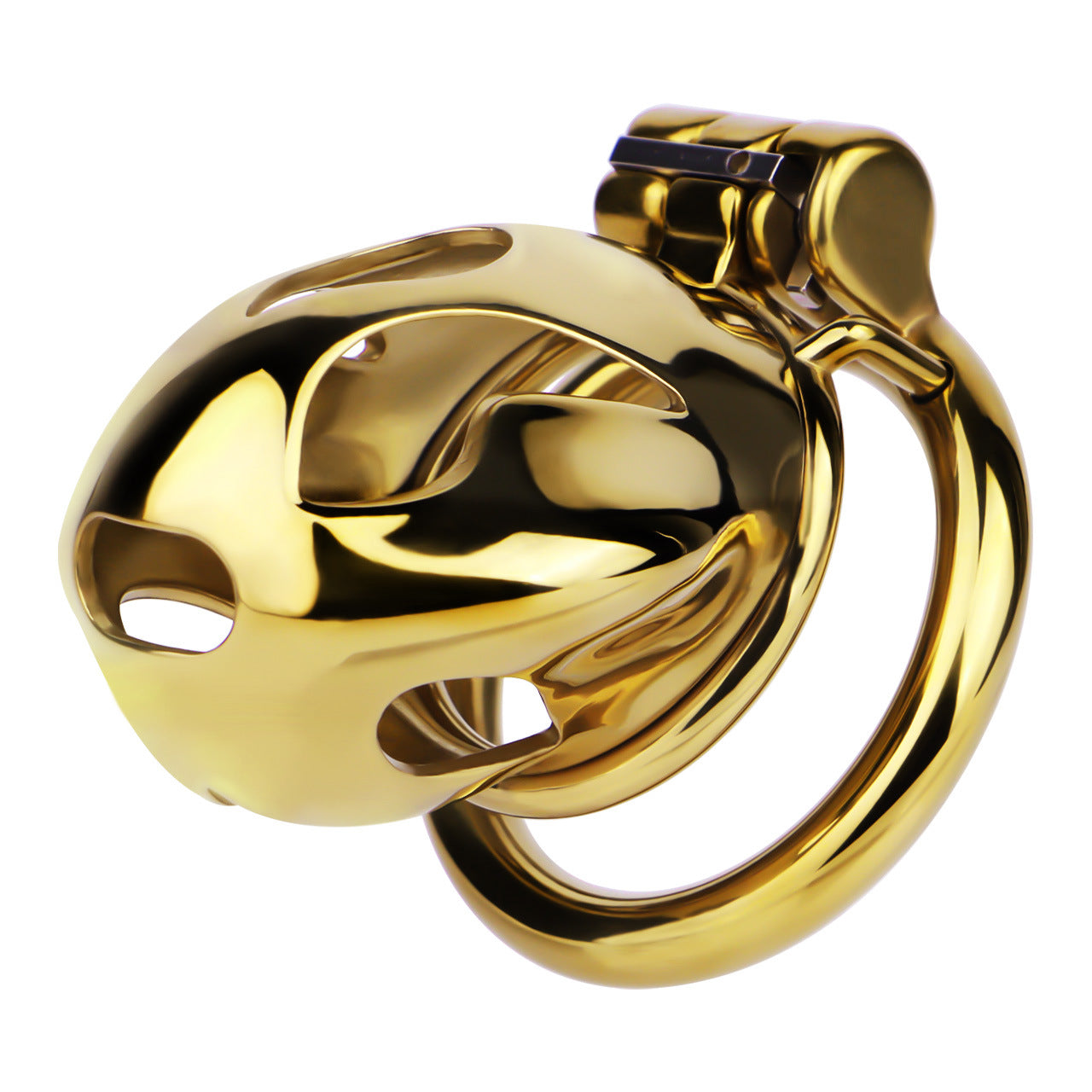 Gold Cobra Peniskäfig mit Schloss