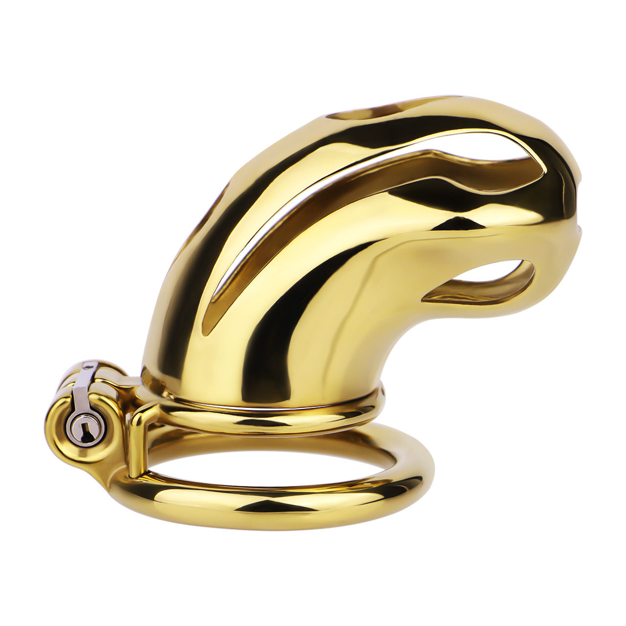 Gold Cobra Peniskäfig mit Schloss