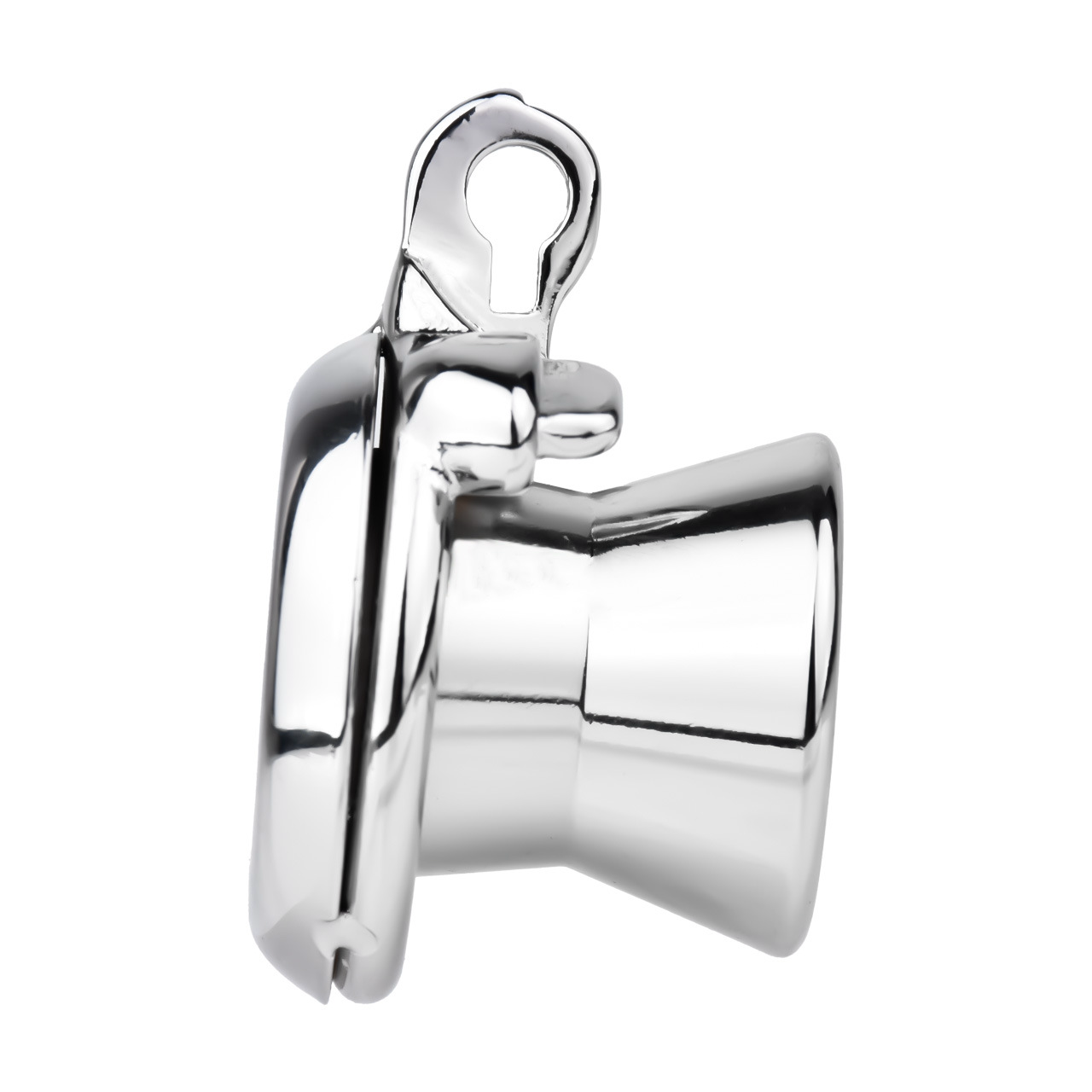 Sleek Inverted Chastity Cage with Removable Soft Silicone Catheter Negative Reversed Cock Cage for Men Gay and Sissy