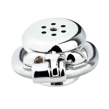 Sleek Inverted Chastity Cage with Removable Soft Silicone Catheter Negative Reversed Cock Cage for Men Gay and Sissy