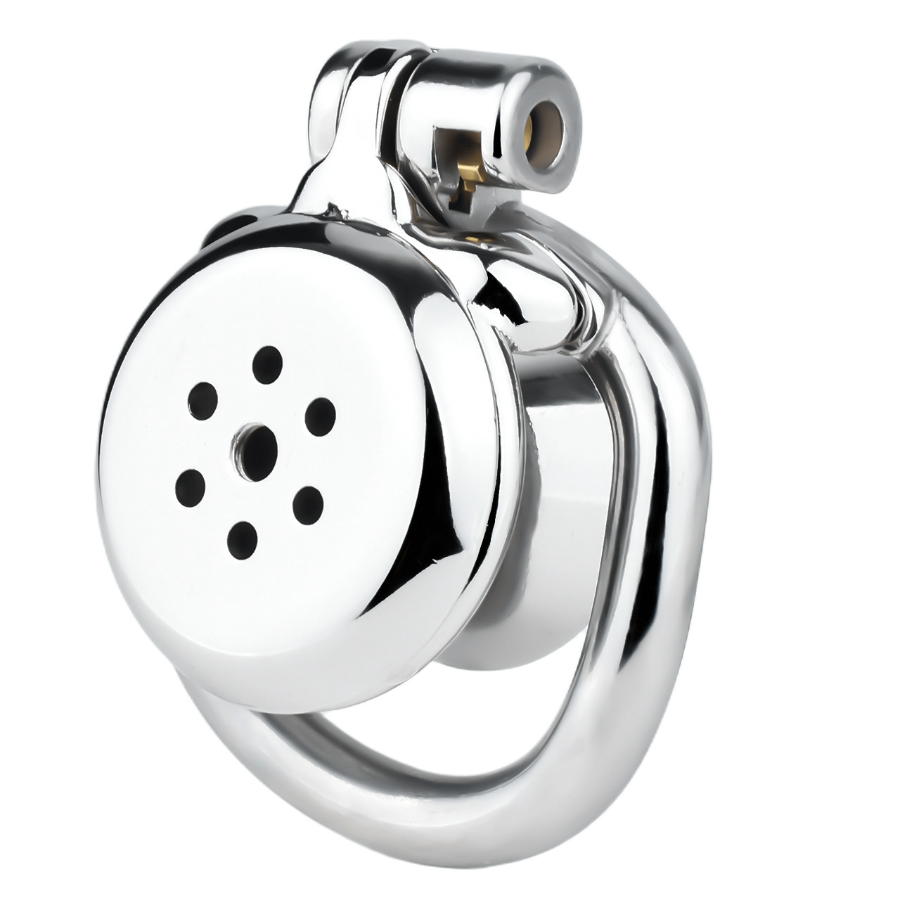 Sleek Inverted Chastity Cage with Removable Soft Silicone Catheter Negative Reversed Cock Cage for Men Gay and Sissy