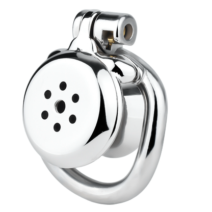 Sleek Inverted Chastity Cage with Removable Soft Silicone Catheter Negative Reversed Cock Cage for Men Gay and Sissy