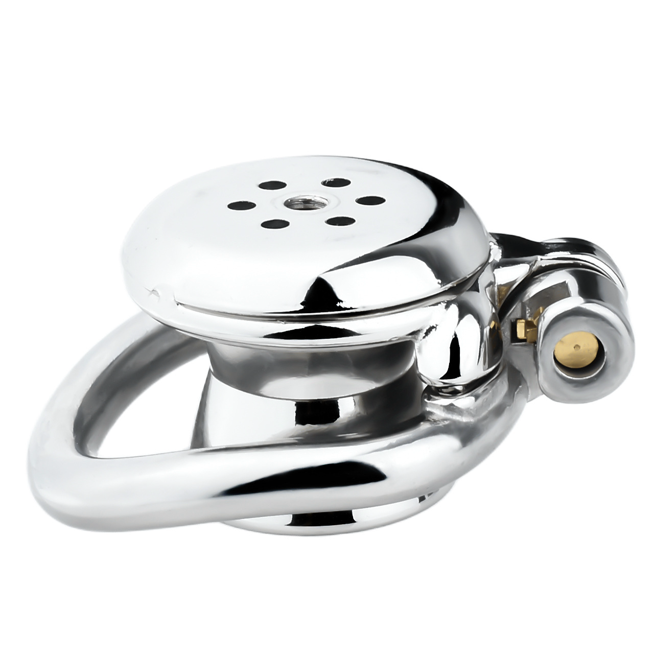 Sleek Inverted Chastity Cage with Removable Soft Silicone Catheter Negative Reversed Cock Cage for Men Gay and Sissy
