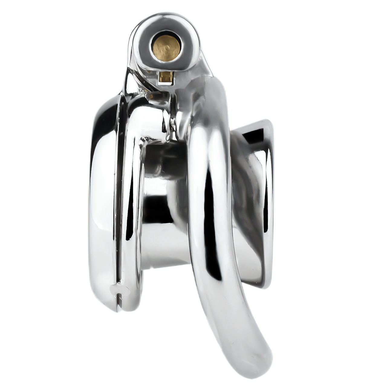 Sleek Inverted Chastity Cage with Removable Soft Silicone Catheter Negative Reversed Cock Cage for Men Gay and Sissy
