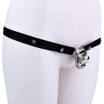 Flat Glans Chastity Lock for Men Male Penis Cock Cage Sex Toy for Gay Sissy Femboys