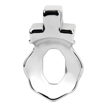 Flat Glans Chastity Lock for Men Male Penis Cock Cage Sex Toy for Gay Sissy Femboys