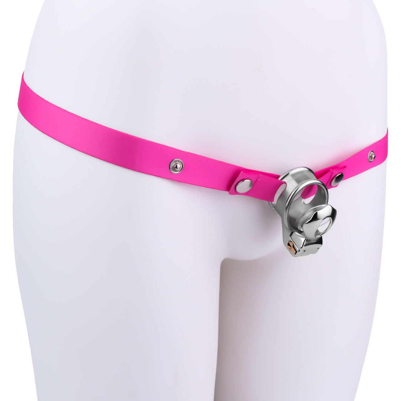 Flat Glans Chastity Lock for Men Male Penis Cock Cage Sex Toy for Gay Sissy Femboys