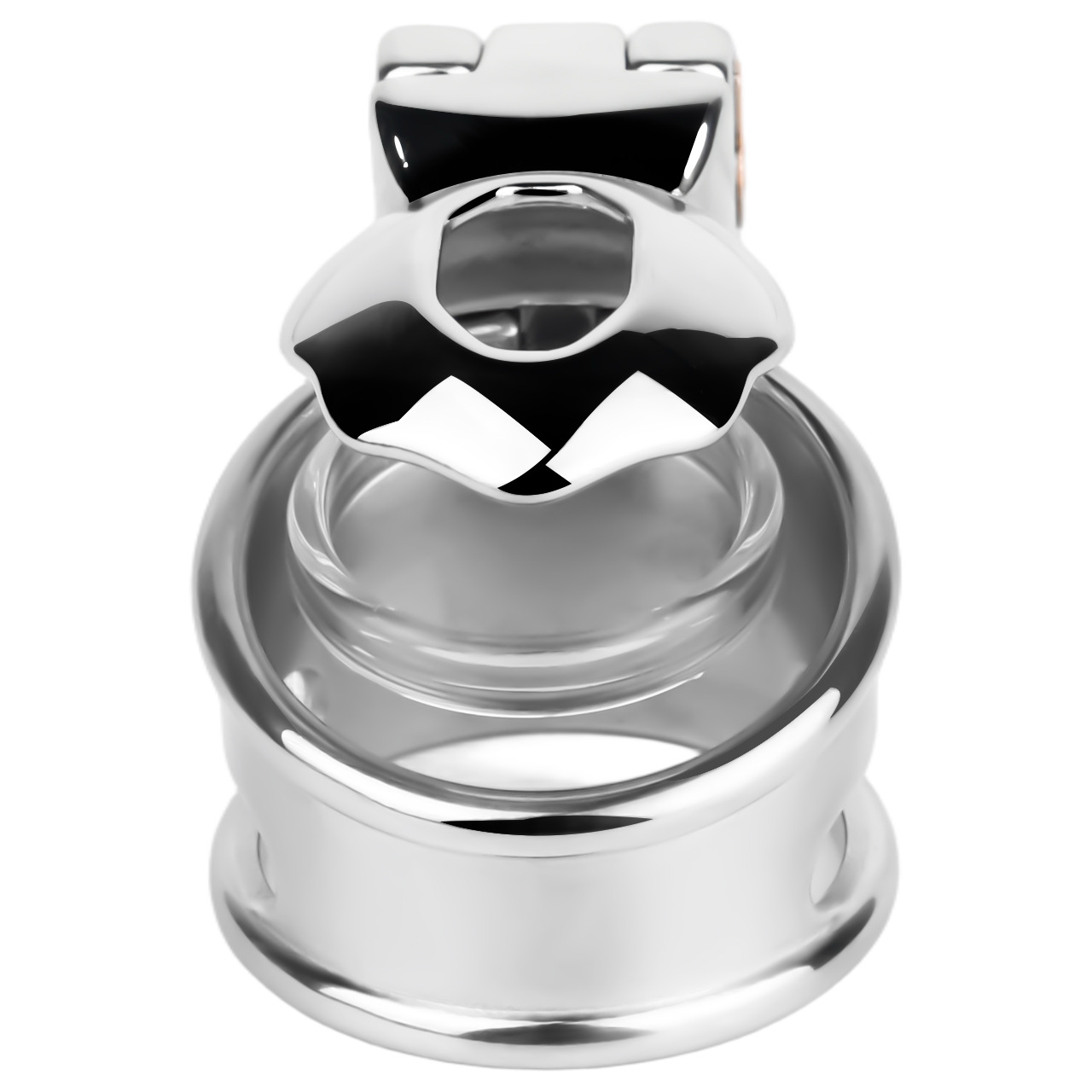 Flat Glans Chastity Lock for Men Male Penis Cock Cage Sex Toy for Gay Sissy Femboys